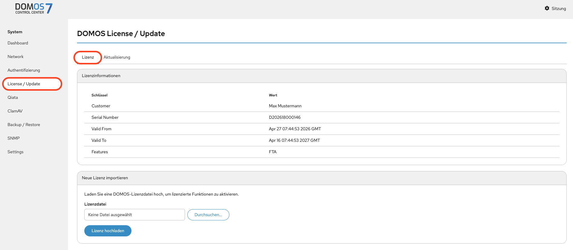 DOMOS7 AUTHENTICATION