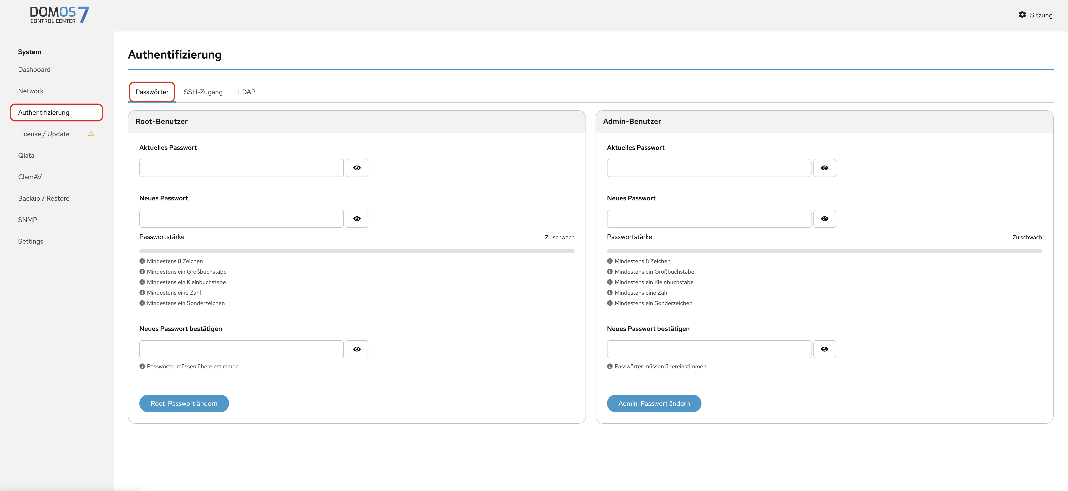 DOMOS7 AUTHENTICATION