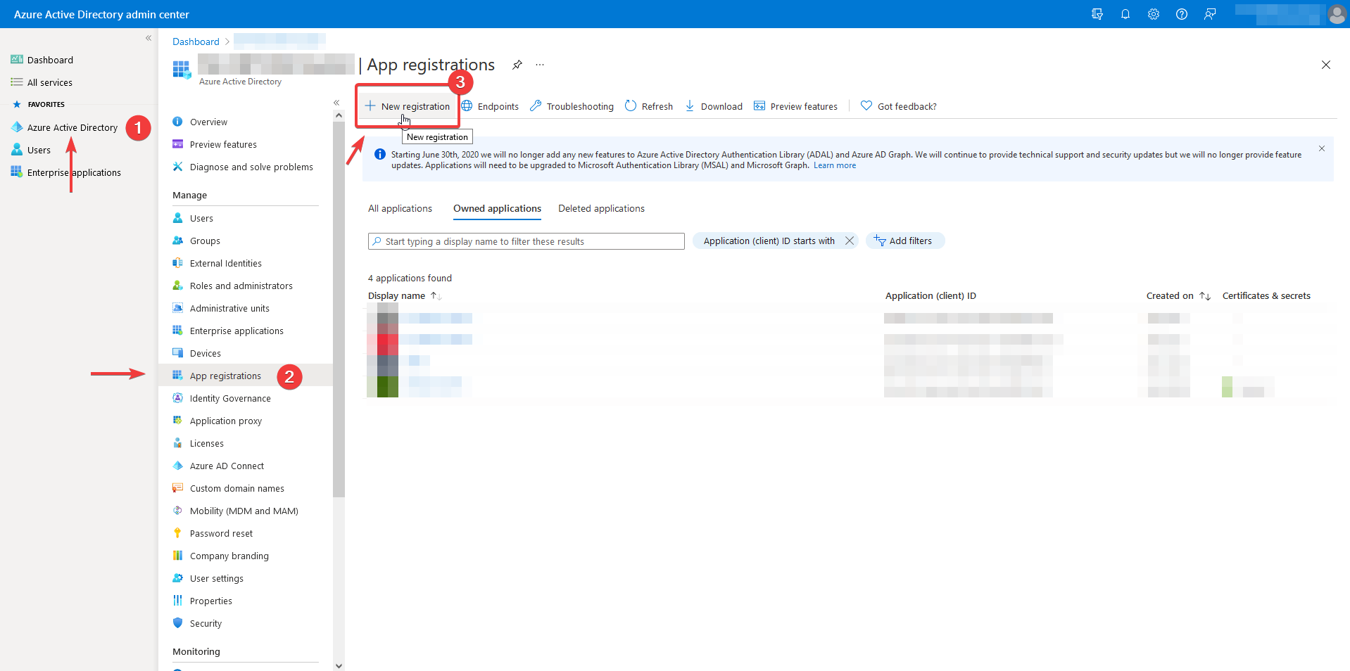 App registration