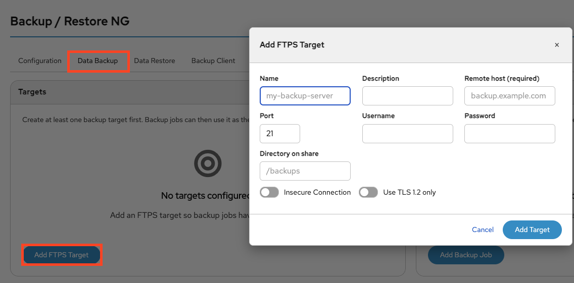 DOMOS7 BACKUP