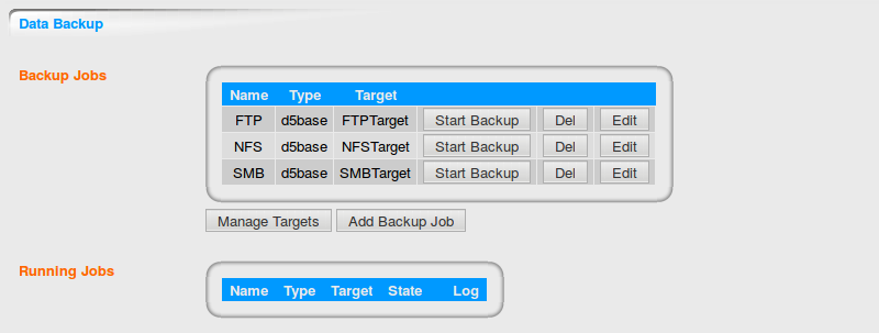 DOMOS Backup Restore Data