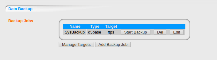 DOMOS BackupNG Confjob