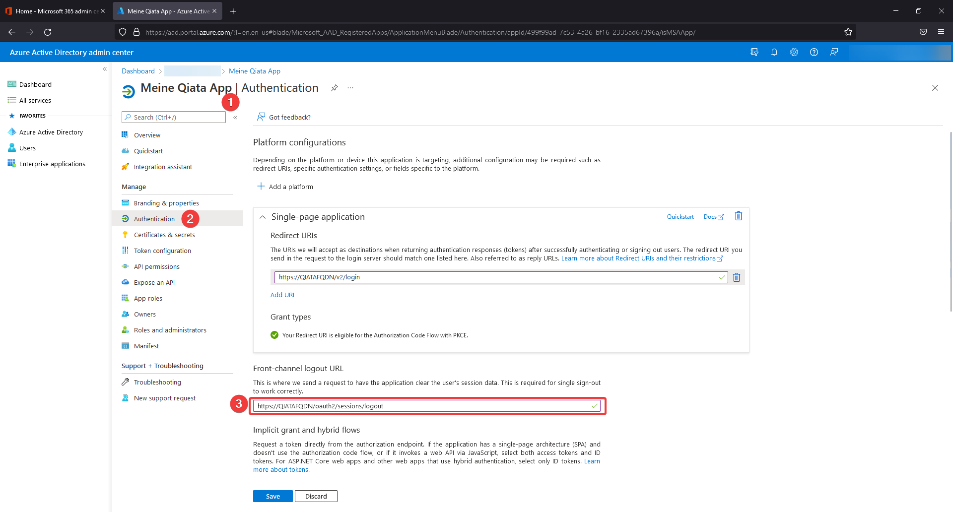 App registration