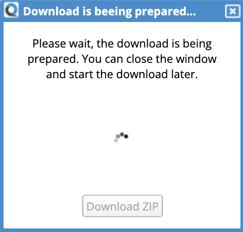 Team Transfer Folder Download Wait